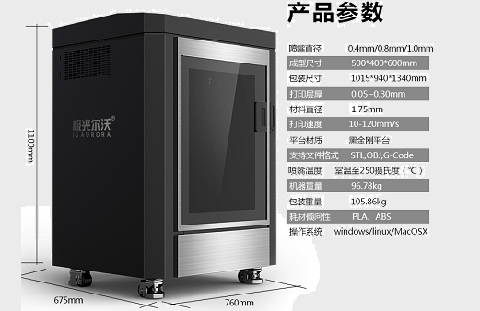 購買3D打印機時應注意的技術參數